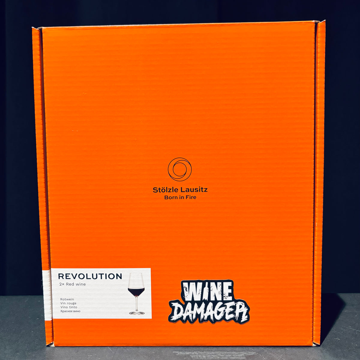 WINE DAMAGER – Weingläser | 2er-Set