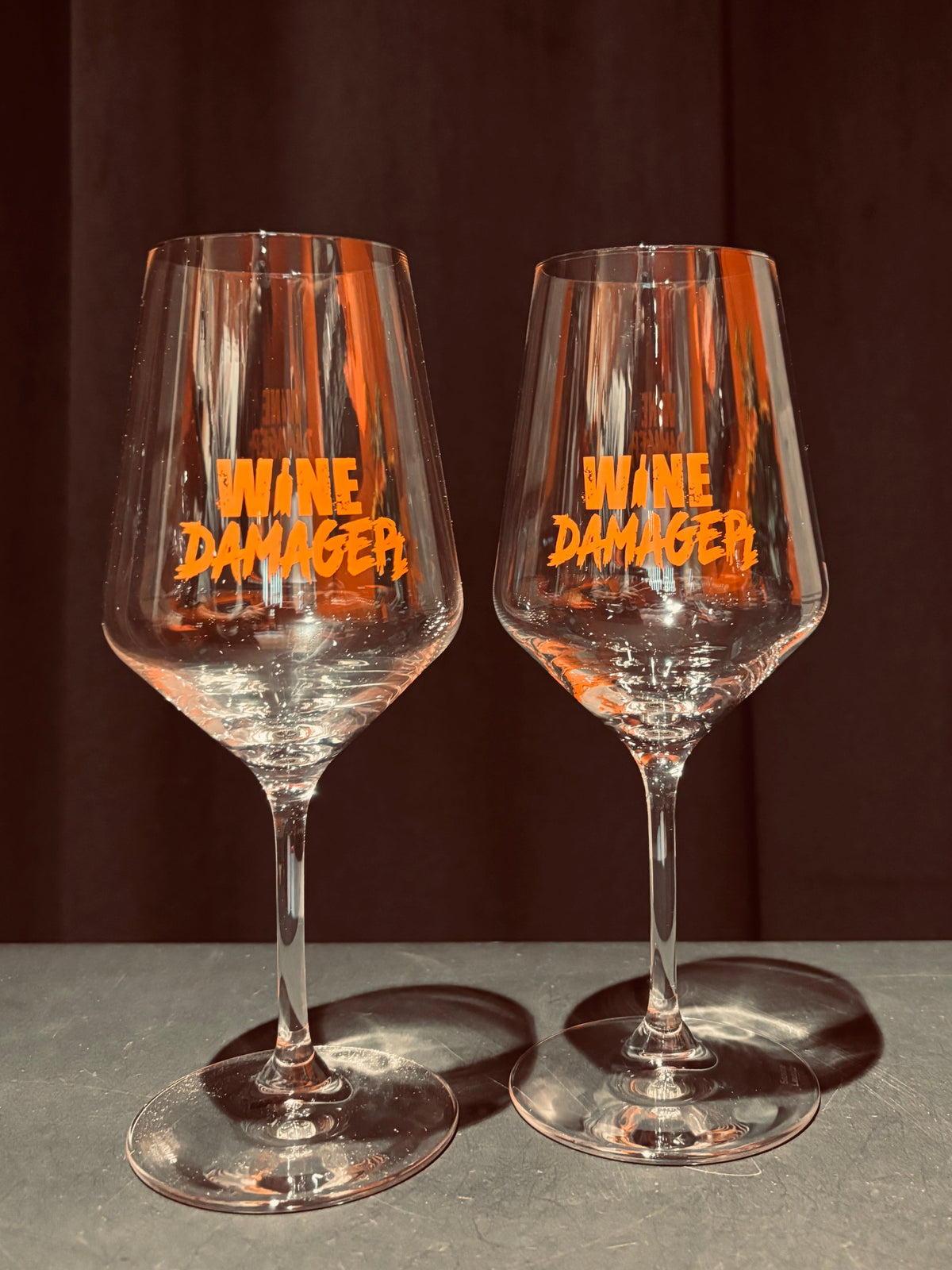 WINE DAMAGER – Weingläser | 2er-Set